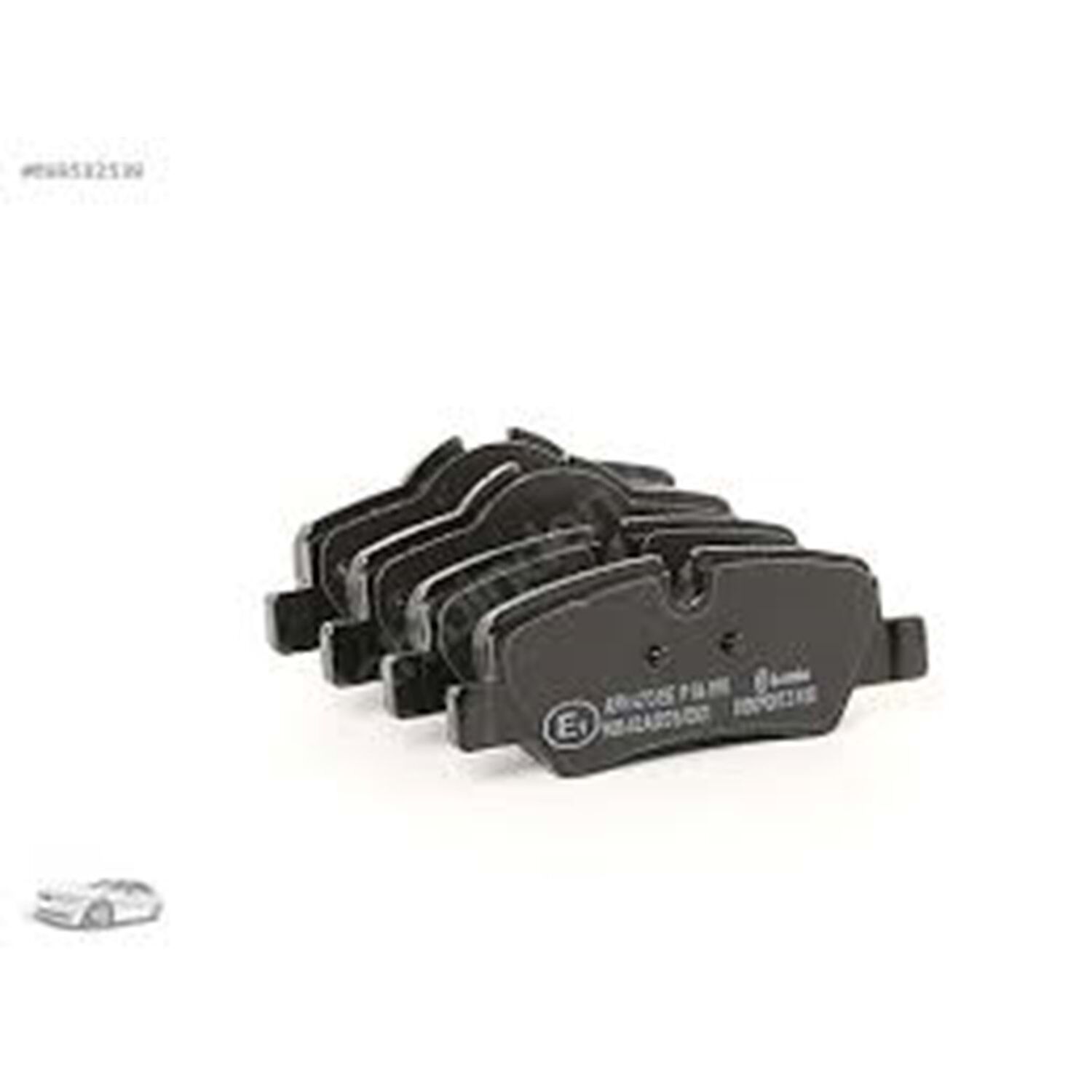 DELPHİ-2762 Fren balata seti, diskli fren DELPHI LP2762 OEM 34216861641 34216871299