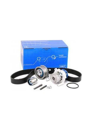 SKF-VKMC01250-2 TRİGER SETİ + DEVİRDAİM SU POMPASI VW - 1.4 TDI - 1.9 TDI 2004 SONRASI ARAÇLAR OEM-038109119L