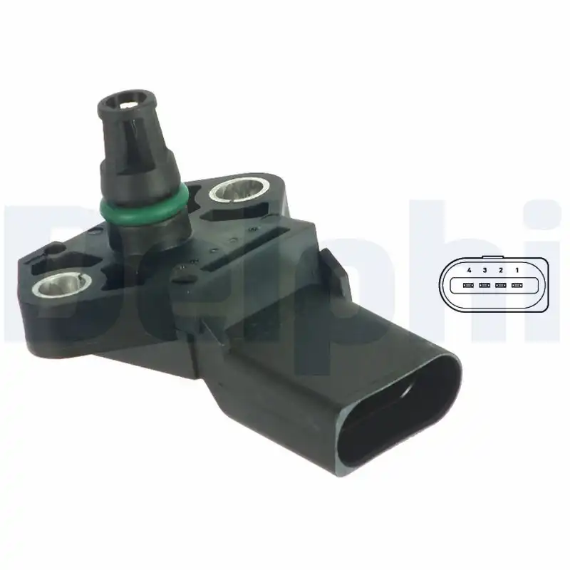 DELPHİ-PS10118 MAF SENSÖRÜ AUDİ A1-A2-A3-A4-A5-A6-A7-A8 Q3 OEM-038906051B-03G906051D